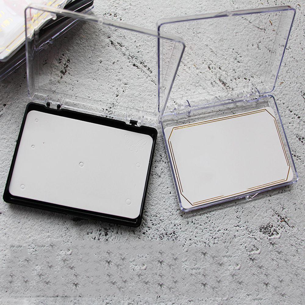 Collection Board Showing Shelf Nail Storage Box False Nail Organizer Nail Tips Display Container Transparent Square Flip Box