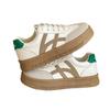 2025 Dexun new autumn female student versatile board sports and leisure shoes ultra-light and super soft small feet flat white shoes