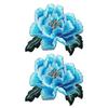 2Pcs Practical Handmade Anti-fading Embroidery Patch DIY Iron On Applique Hat Coat Patches Home Use