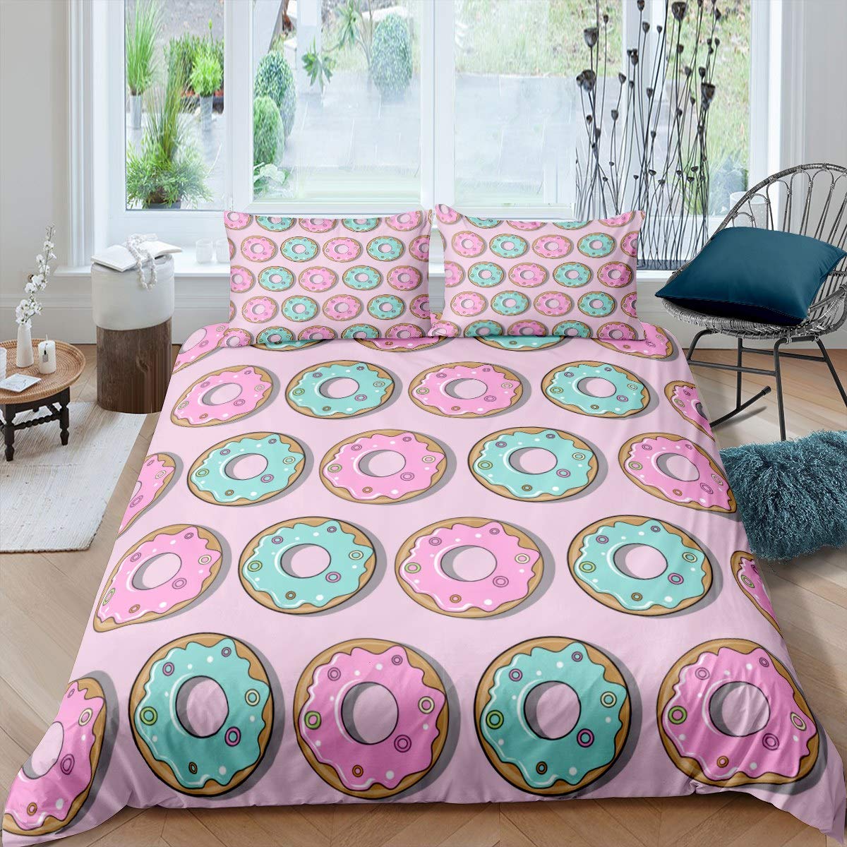 

Comforter Afternoon Tea Themed Comforter Sets For Kids Teens Queen Lightweight Down S Dessert Room Decor Comforter (quilt)-EU Single(135*200cm)3pcs