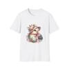 Vintage Floral Chick T-Shirt, Cute Spring Fashion, Easter Gift, Animal Lover