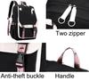 New Large-Capacity USB Schoolbag for Girls: Perfect for Elementary To High School, Travel, and Leisure