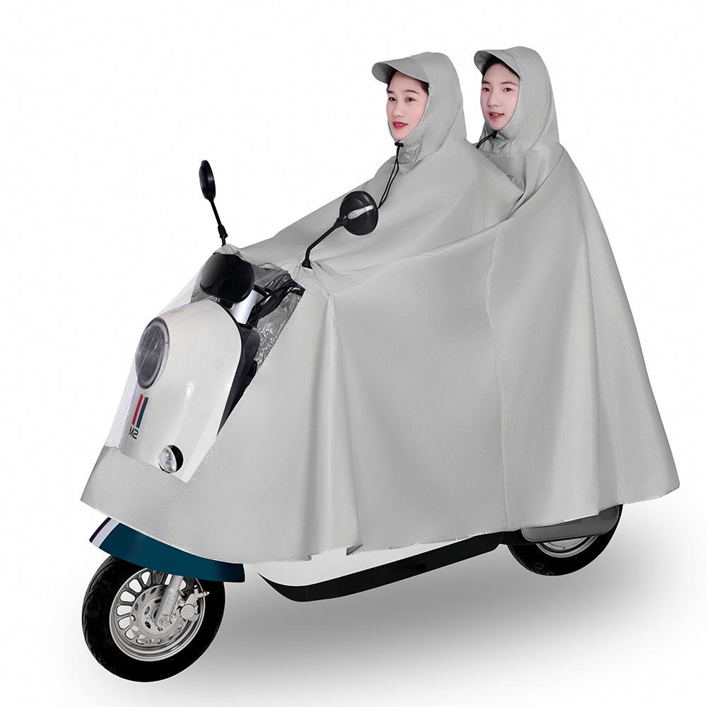 Unisex Full-Body Rain Cape for Electric Scooter or Motorcycle Riders