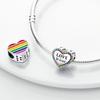 Copper Colorful Zirconium Charms Beads Bohemian Dreamcatcher Heart Pendants Fit Women Bracelet Necklace Jewelry