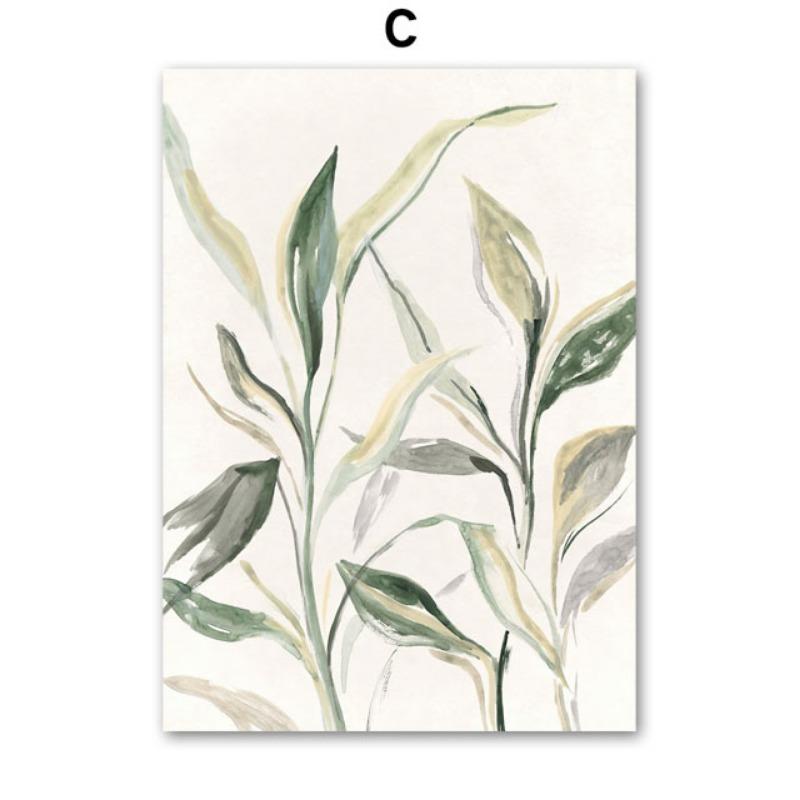 Girl Ink Green Leaves Sailboat Landscape Quote Wall Art Canvas Painting Nordic Posters And Prints Pictures For Living Room Decor