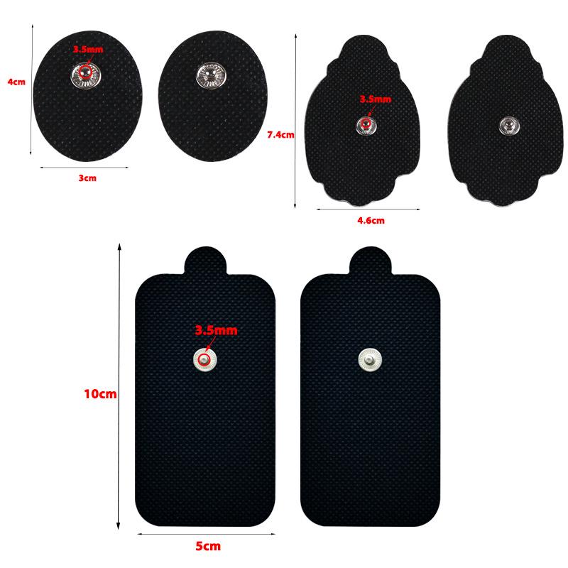 Buckle Electrode Physiotherapy Massage Pads - Non-woven Gel Health Care Accessories