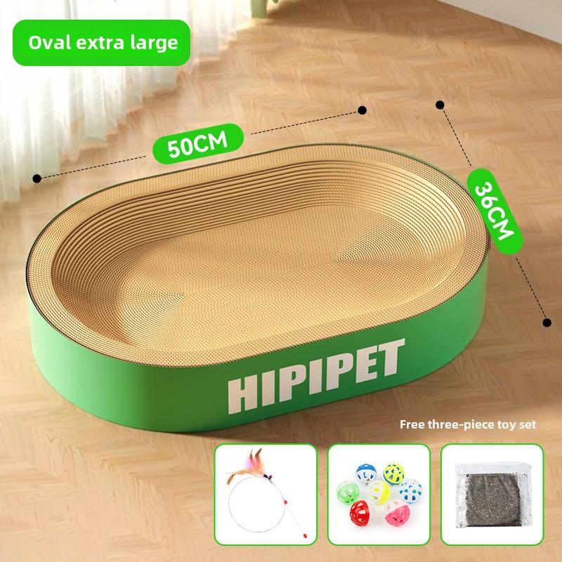 Cat Oversized Big Mac English Logo Cat Scratching Board Wear-resistant and Scratch-resistant Corrugated Cat Litter Integrated Pet Cat Toy