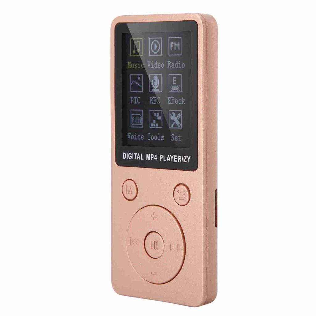 Portable Screen MP4 Music Player Support 32GB TF Card with Headphone Long Standby Time