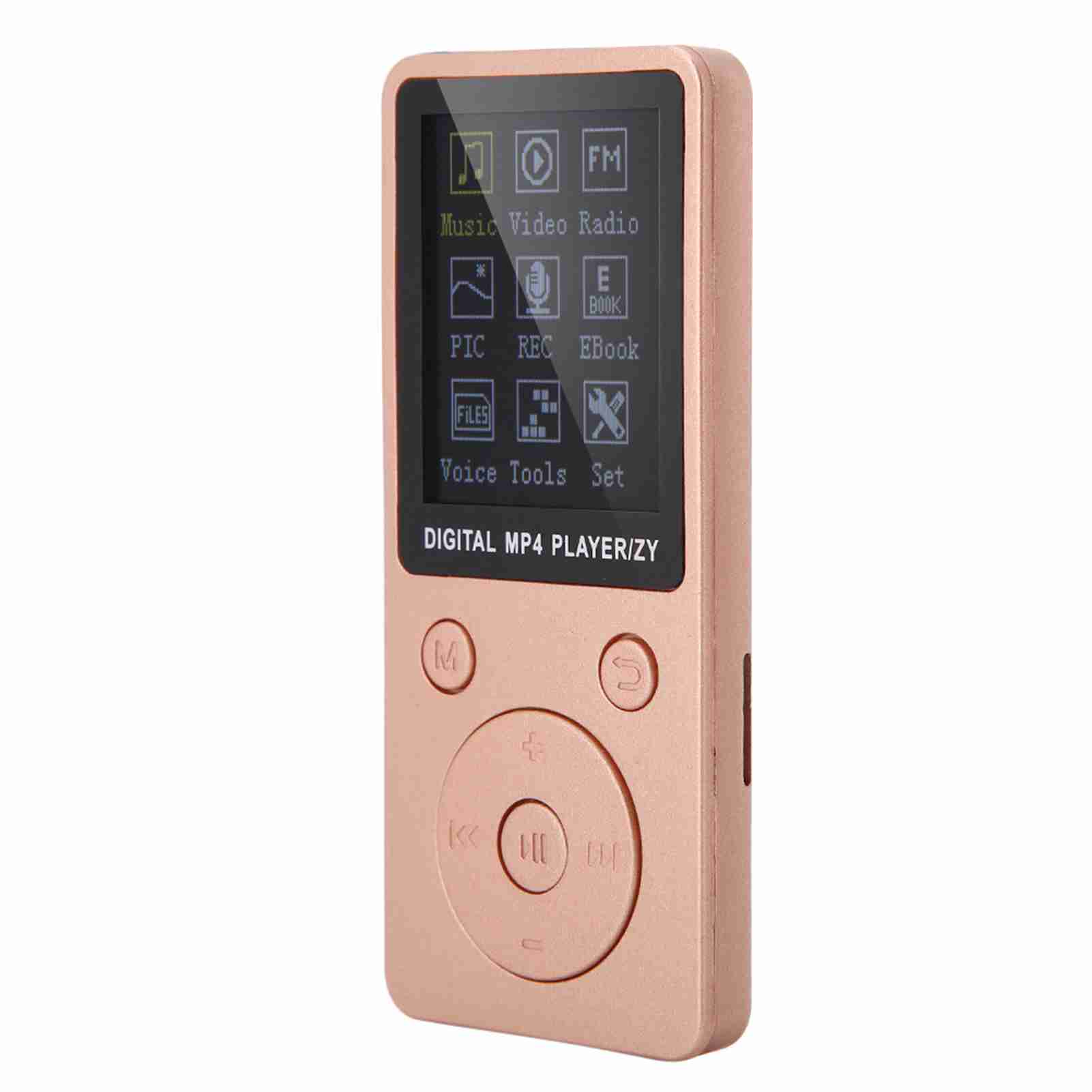 

Portable Screen MP4 Music Player Support 32GB TF Card with Headphone Long Standby Time Gold золотой