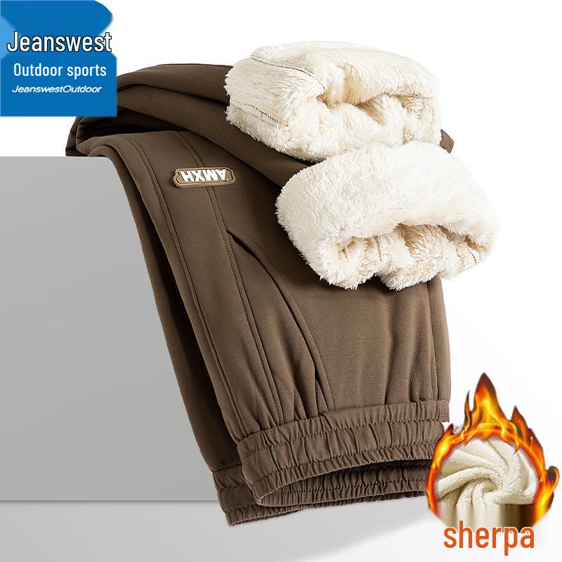 Men's Fleece-Lined Outdoor Straight-Leg Pants