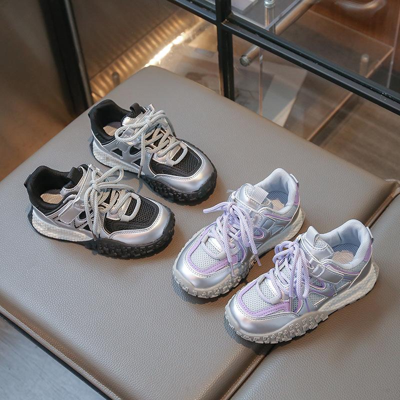 Fashion Girls Sports Shoes Children's Mesh Casual Shoes 2025 Spring and Autumn New Student Versatile New Models