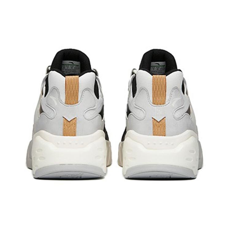 Anta Rubik's Cube Low Top Chunky Sneakers Men's White Black 112148808-1