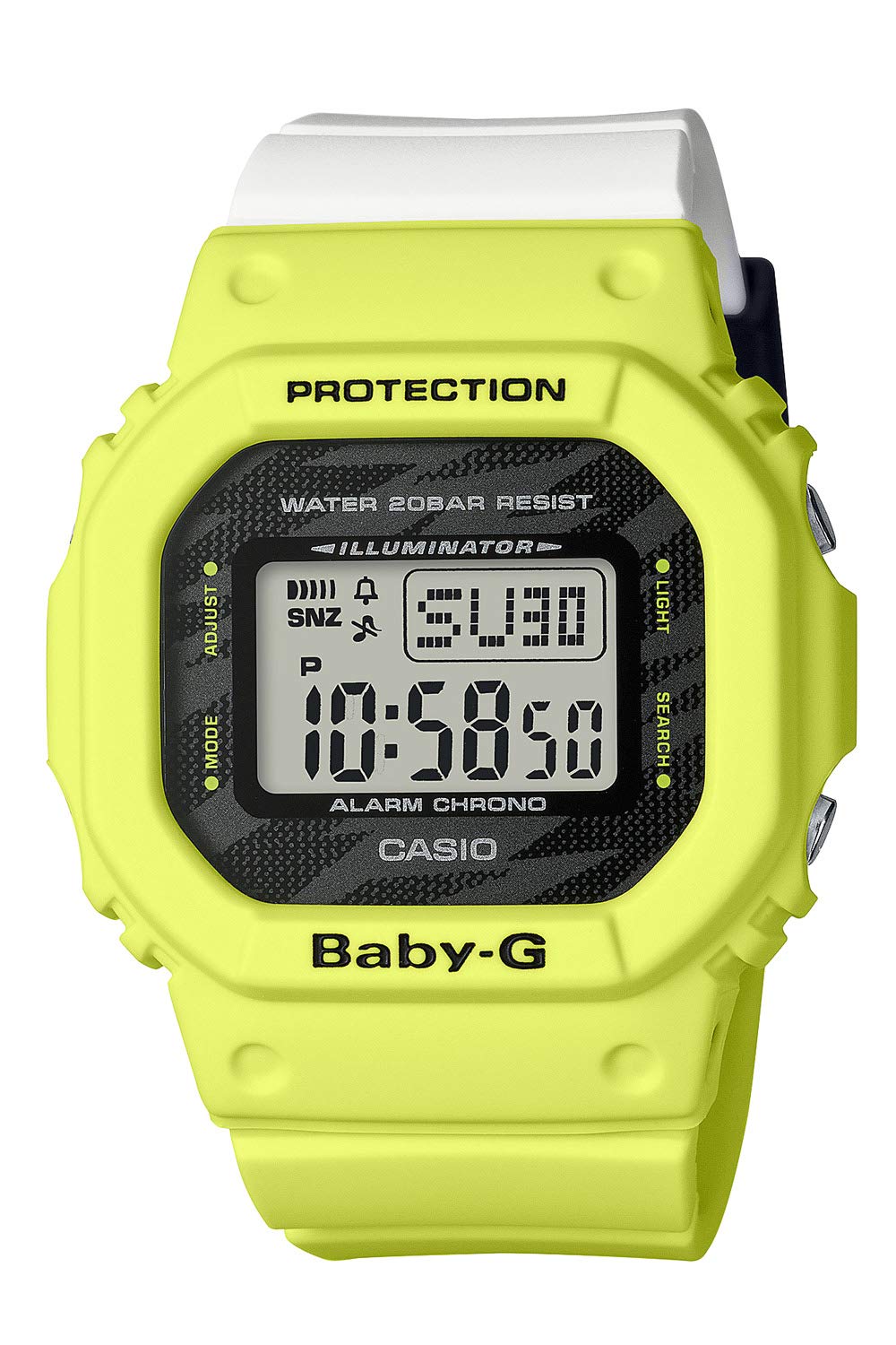 

Женские часы Casio серии Lightning Yellow, желтые Baby-G BGD-560TG-9JF,