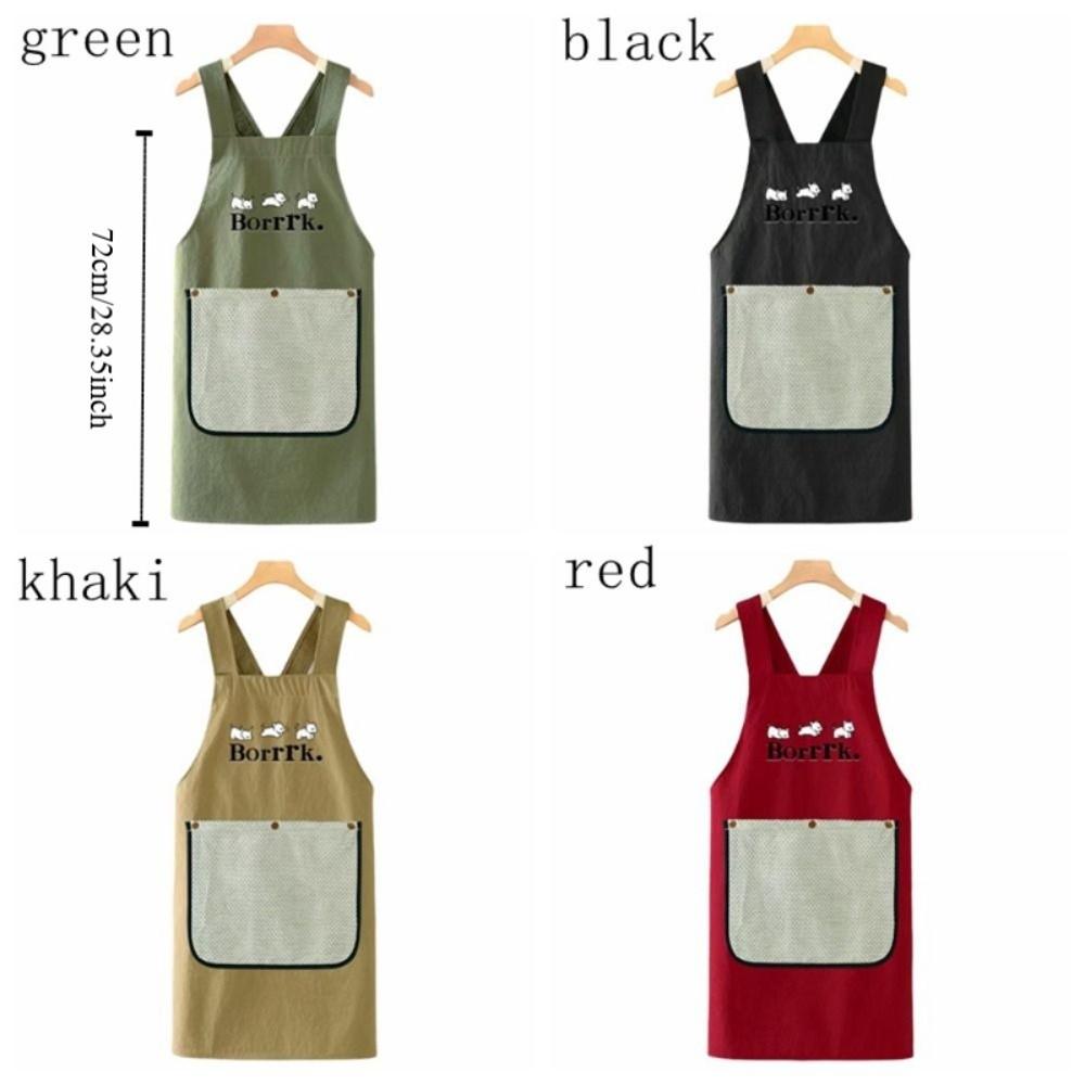 Anti-fouling Waterproof Apron Detachable Towel Kitchen Apron Restaurant Uniform