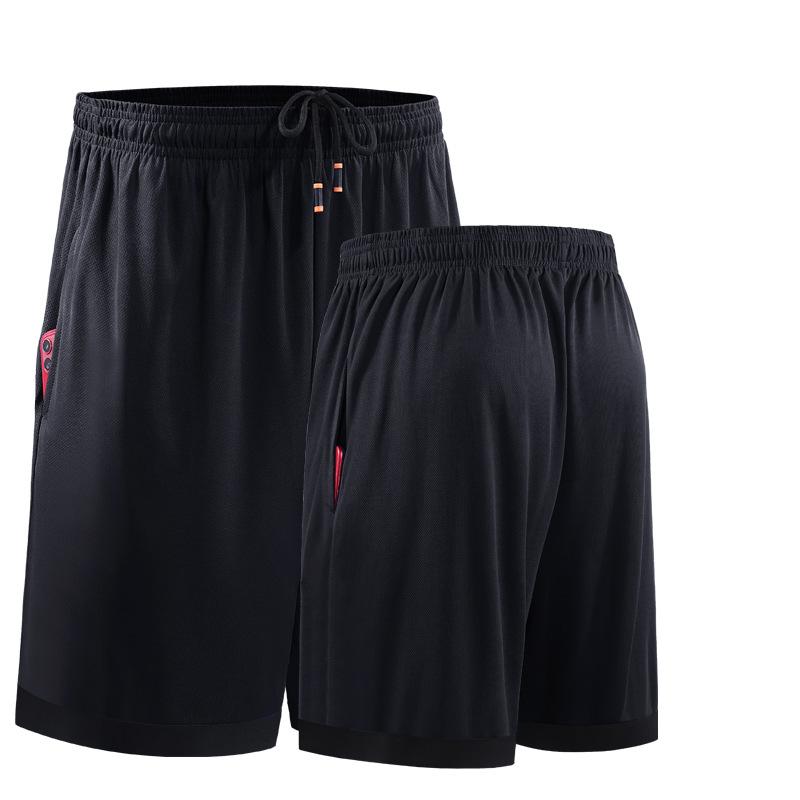 

Чоловічі шорти Тренажерні труси для бігу з кишеньковими швидковисихаючими футбольними майками Баскетбольні короткі штани XXL чорний