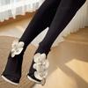 Fashion Summer New Women's Open-toed SandalsFad Butterfly Orchid Flower Flip Flops Lady Outdoor Casual Thin Heel Sandals Sandalias Mujer