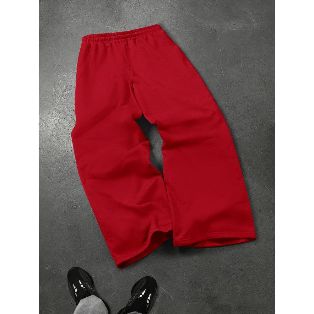 Pantalones Casuales de Pierna Recta Sakura Elements para Hombre de Primavera y Otoño Pantalones Deportivos Cómodos Pantalones de Pierna Ancha con Estampado de Letras Personalizado