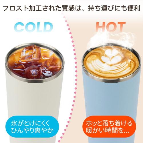 TYESO Tumbler with Lid, Leak-Proof, Vacuum Insulated, Large Capacity, Stainless Steel Thermos, Water Bottle, Coffee Cup, Direct Drinking, Portable, Re