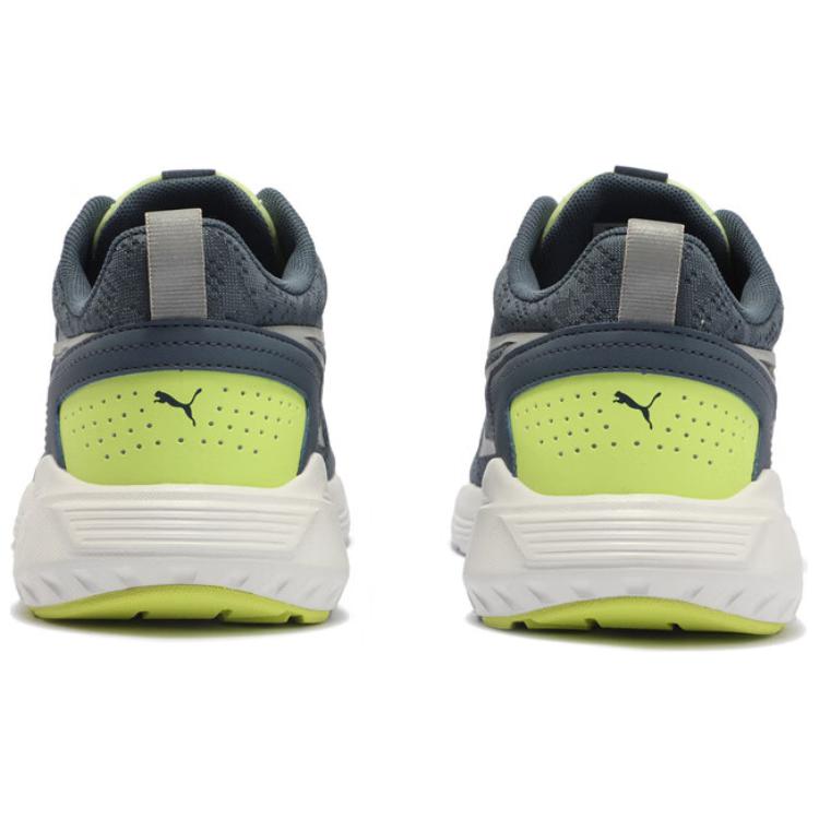 Puma All-Day Active Comfortable Lightweight Slip-Resistant Durable Low-Top Casual Running Shoes Unisex Sneaker Green Silver 386757-02
