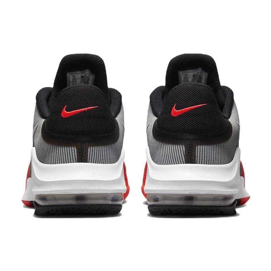 Nike Air Max Impact 4 Black Bright Crimson Men Sneakers Wolf-Grey White DM1124-002