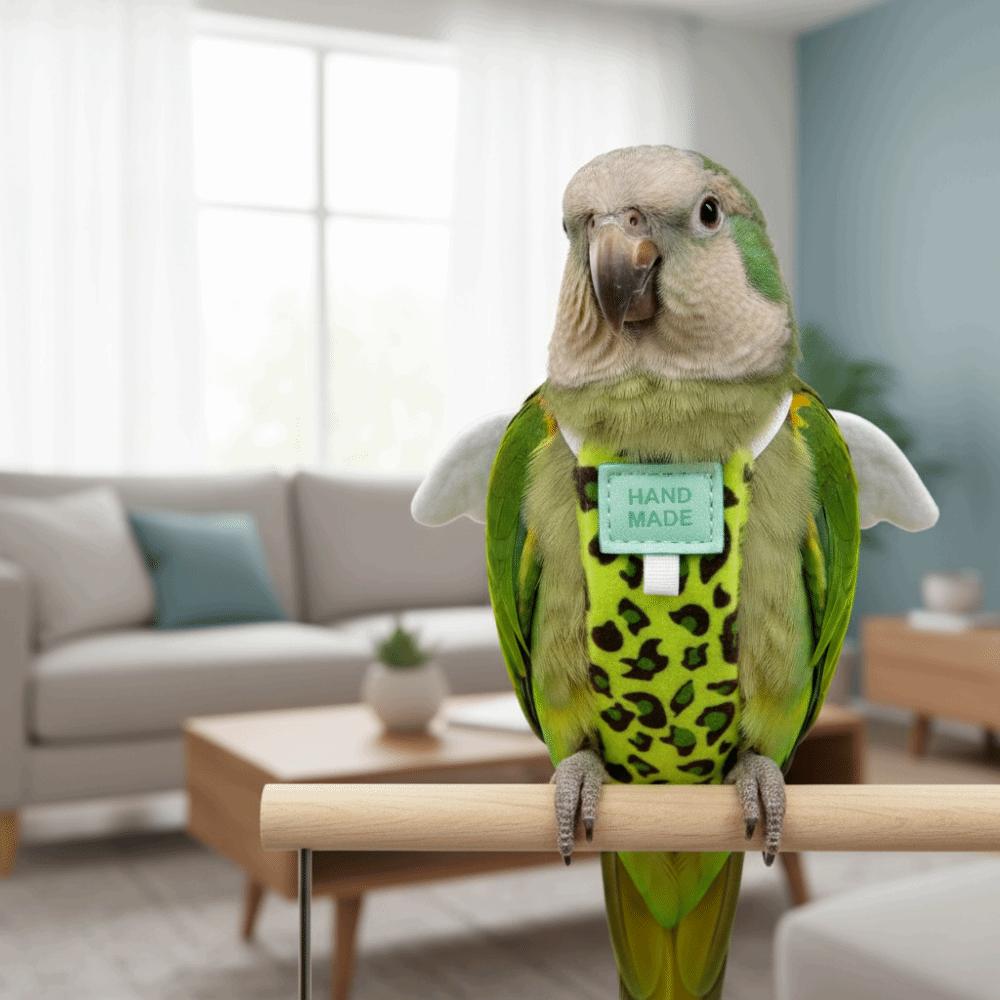 Warm Pet Parrot Diaper Adjustable Bird Flight Suits Fashion Bird Nappy Daily Clothing
