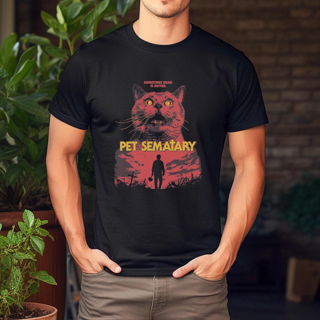 80S Pet Sematary Black T-Shirt XL