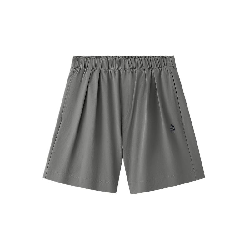 Skechers Solid Color Windproof Water-Repellent Wrinkle-Resistant Mid-Rise Casual Shorts Women shorts L226W111-00SP S