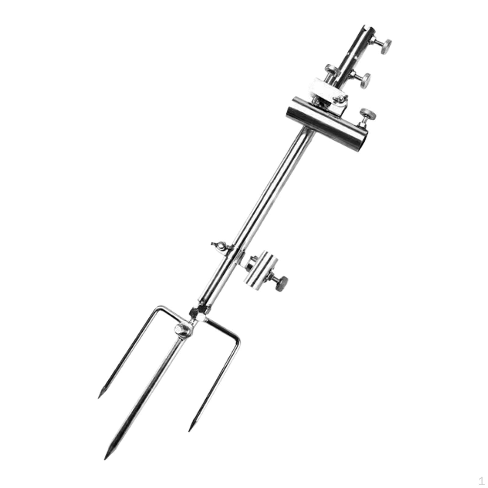 

3 in 1 Fishing Rod Holder Pole Adjustable Fisherman s Gift for Ground Detachable Gear Stable