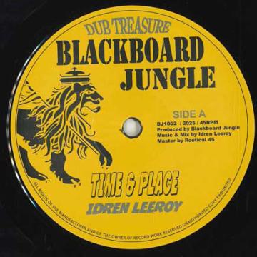 

10inch Record IDREN LEEROY - Time & Place / Struggling Minds BJ1002 Blackboard Jung 2025 Europe Reggae, Ska & Dub