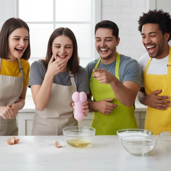 Yousheng Funny Shape Egg Separator Reusable Egg Yolk And Egg White Separator Tool Easy to Clean Cooking Gadget Christmas Prank Gift