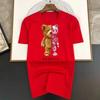 Zomer harajuku Robot Beer print grappig t-shirt Heren grafisch t-shirt korte mouw casual witte tops t-shirt dames mode kleding
