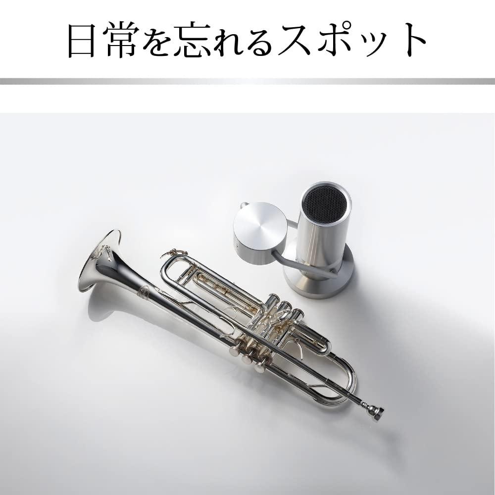 Canon Canon Albos Light & Speaker ML-A (Silver) Spotlight Aluminum Speaker Bluetooth Compatible360° Omnidirectional SoundMachined AluminumBody and Lig