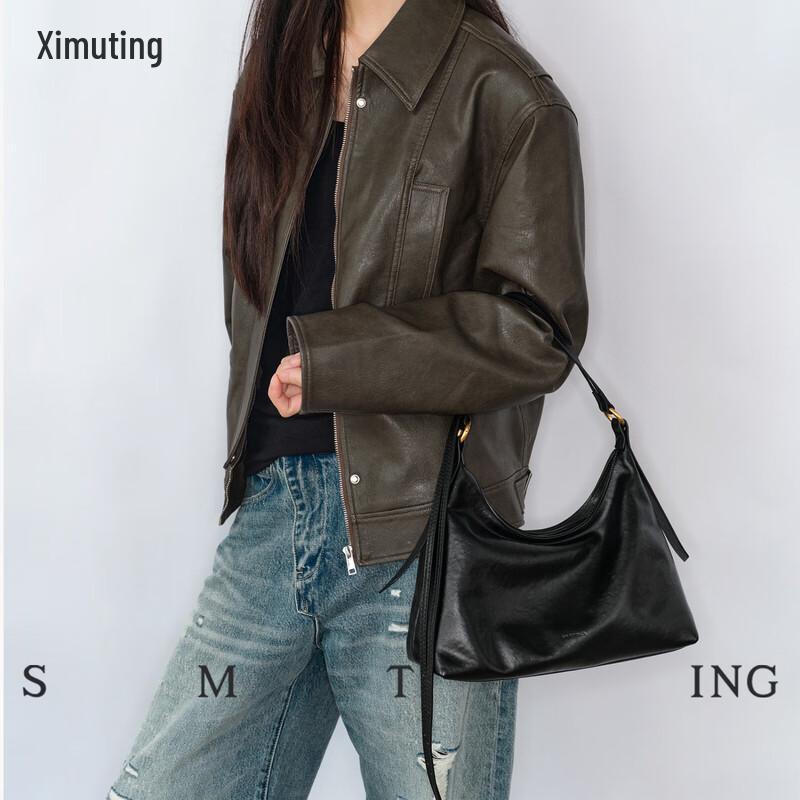 Ximuting Free Imagination Top-Grain Leather Tote Bag