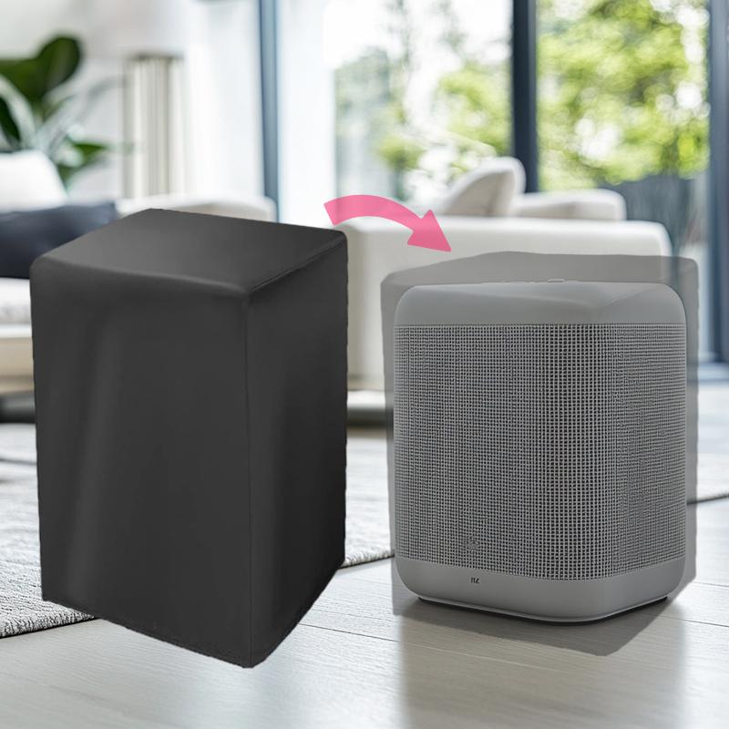 210D Oxford Cloth Speaker Cover Multimedia Audio Cover Dust and Waterproof Household Outdoor Patio Furniture Protective Cover