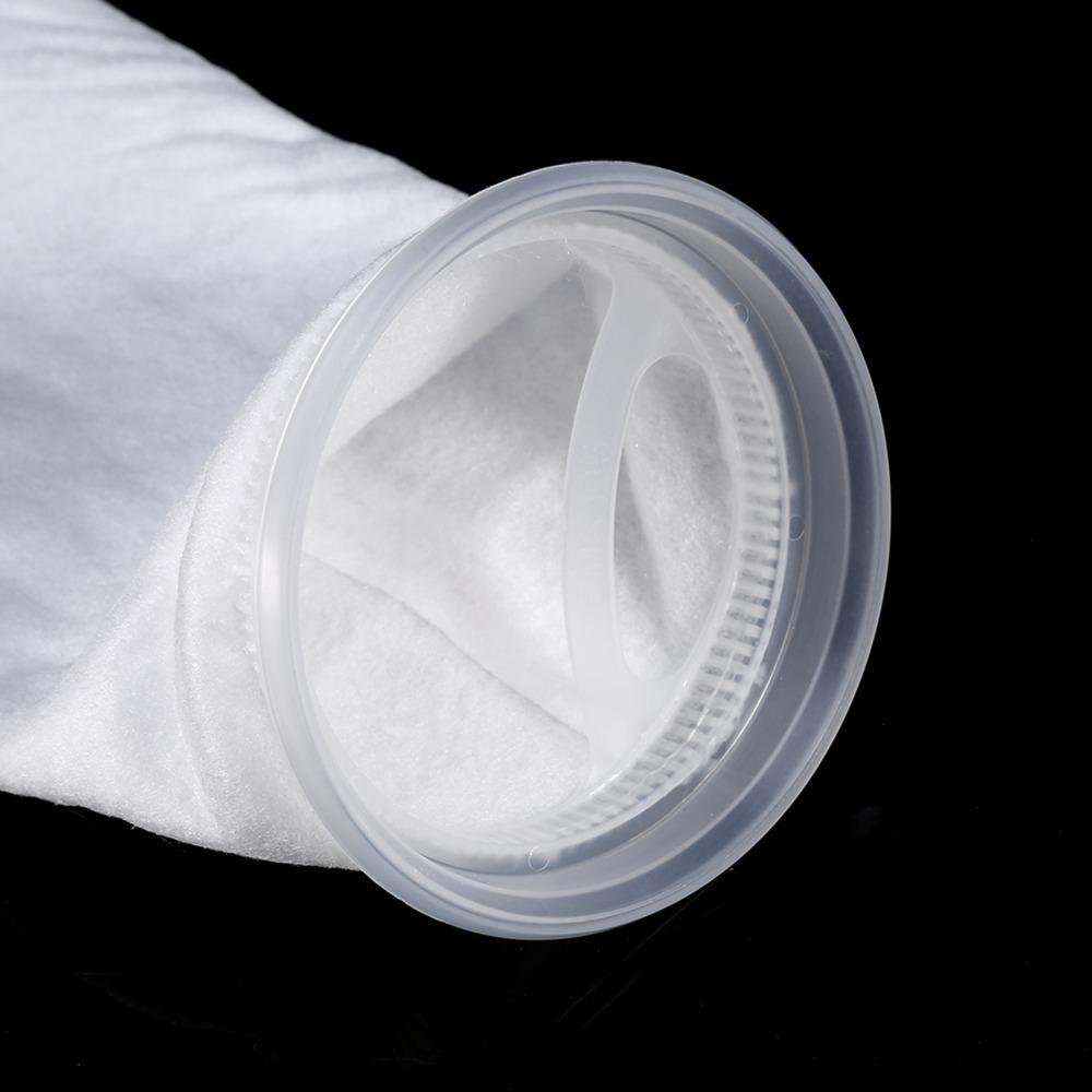 150 Micron Aquarium Filter Bag White Filter Ring Sock Light Weight Fish Tank Filter Bag Aquarium