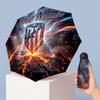 Atletico Madrid Manual Five Fold 8 Rib Umbrella Support Custom Text, Lightweight Travel Umbrella