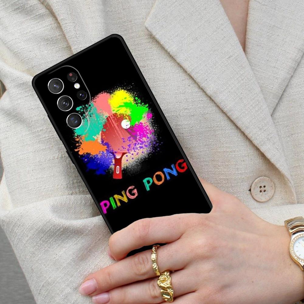 Table Tennis Sport Cell Phone Case for Samsung Galaxy S26 Ultra S25 S24 S23 S22 S21 S20 Note10 Cover