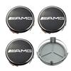 4pcs 75mm Emblem Car Wheel Center Cover Hub Cap Badge For Mercedes Benz AMG A B C E G CLA GLK CLASS W221 W212 W176 W205 W177 CR1
