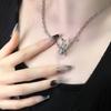 Rabbit Zircon Love Necklace Niche Design Sense Year Of The Rabbit High Sense French Clavicle Chain Texture Female