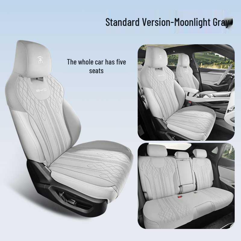 BYD Song LEV Suede Breathable Car Seat Cushion - Four Seasons Saddle Pad Half Cover.