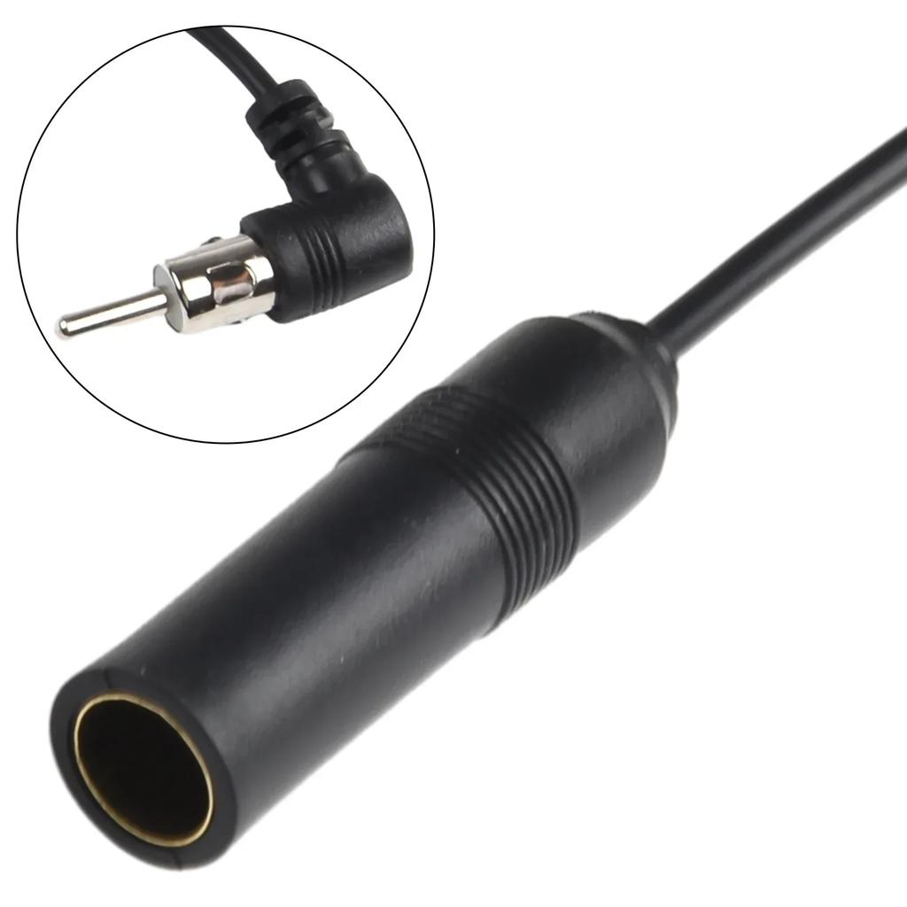 Adapter Cars Stereo Audio Radios Antenna Adapter Antenna Adapter Cars Stereo Audio Radios Made Of High Quality Colour Black