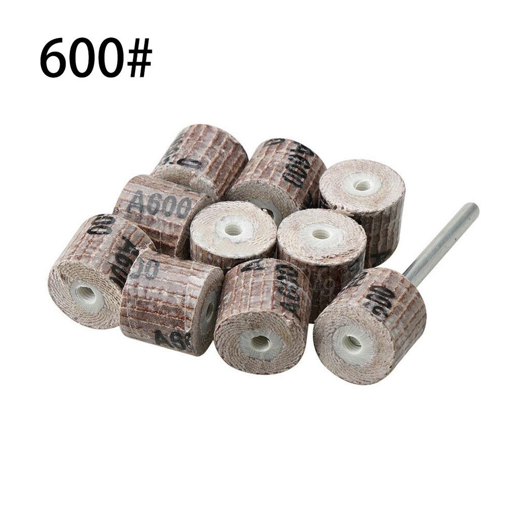 10Pcs 12mm Flap Wheel Sandpaper Sanding Disc Grinding 80600 Grit