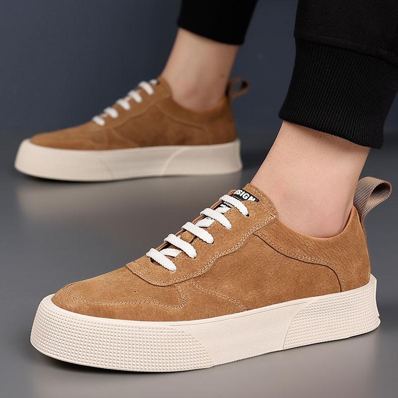 Fashion Men Casual Sneakers Genuine Leather Men Loafers Shoes Men Driving Shoes Hot Sale Moccasins Handmade Breathable Walking Footwear
