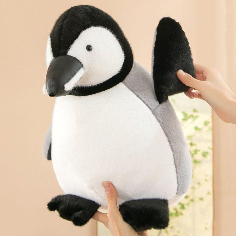 Fluffy Simulation Penguin Plush Toy Soft Penguin Plush Doll Penguin Doll Stuffed Toy  Kids Gifts
