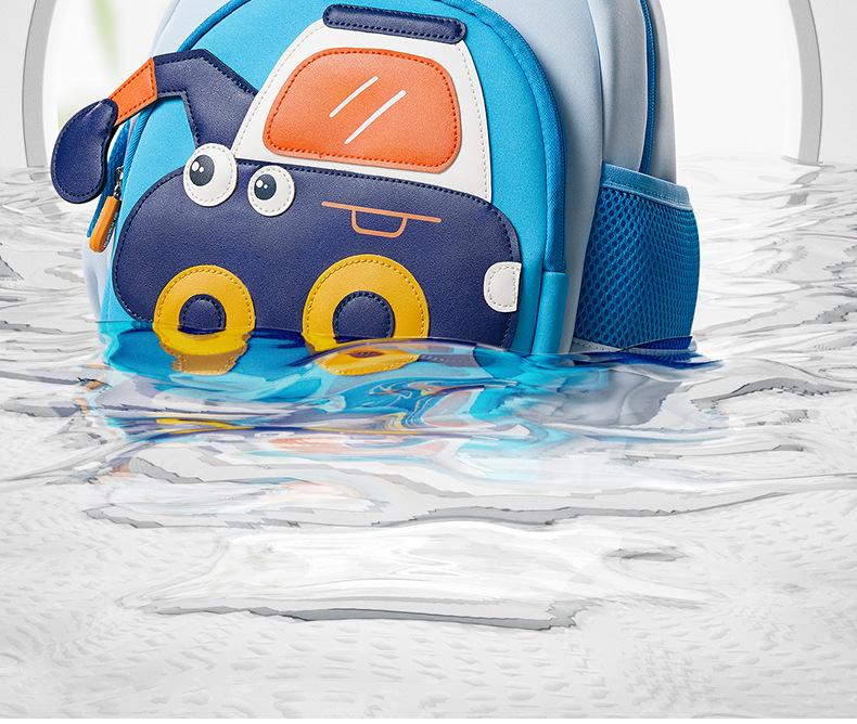 Lightweight Cartoon Kindergarten Backpack: Cute Large-Capacity, Anti-Lost Design for Boys and Girls