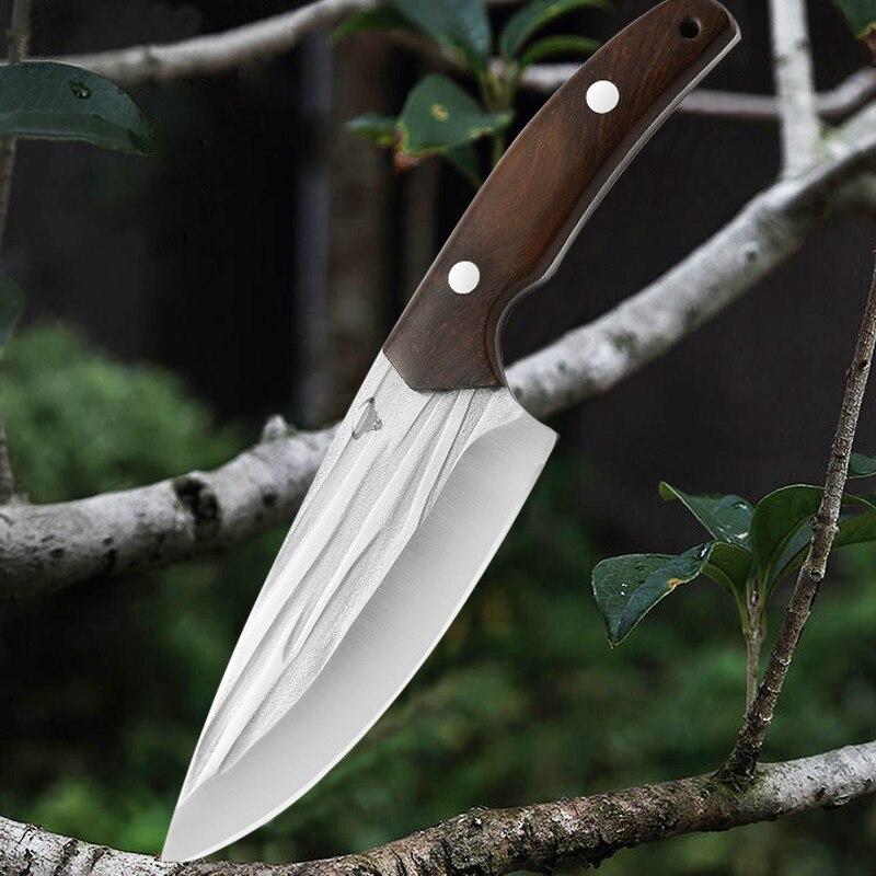 Forged Boning Knife Slaughtering Knife Stainless Steel Meat Cleaver Multi-purpose Knife Fruit Knife