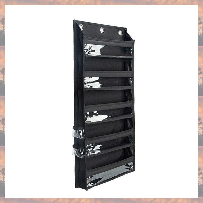 

2025 Trend Hanging Yarn Storage Organizer, 5 Tiers Over The Door Crochet Bag With Clear Deep Pockets