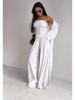 2025 Summer Women’s Strapless Vest, Long Cardigan, and Wide-Leg Pants Set