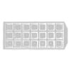 1Pc 21 Grids Thicken Plastic Ice Cube Mold Diy Reusable Whisky Ice Tray Mould