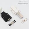 2pcs Push Open Cabinet Latches with Long Strokes Magnet Cupboard Push Latches Push to Open Latches for Tight & Secure 
